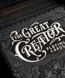 The Great Creator: Sky (Silver Foil) Edition Playing Cards by Riffle Shuffle