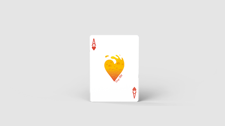 Original Blackcat Orange Milk Playing Cards Original Blackcat Orange Milk Playing Cards