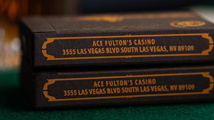 ACE FULTON'S 10 YEAR ANNIVERSARY TOBACCO BROWN PLAYING CARDS ACE FULTON'S 10 YEAR ANNIVERSARY TOBACCO BROWN PLAYING CARDS