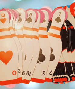 Bowling Pin shaped Playing Cards -Japan