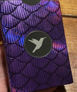 Marvelous Hummingbird Feathers (Purple) Playing Cards by Kellar