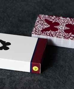 Stripper Butterfly Playing Cards Version 2 Marked (Red) by Ondrej Psenicka