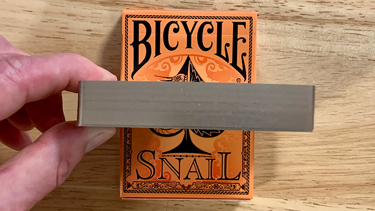 Gilded Bicycle Snail (Orange) Playing Cards Gilded Bicycle Snail (Orange) Playing Cards