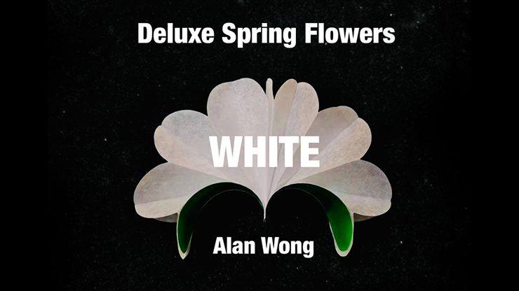 Deluxe Spring Flowers WHITE by Alan Wong - Trick Deluxe Spring Flowers WHITE by Alan Wong - Trick