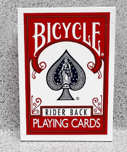 Bicycle 2 Faced Red (Mirror Deck Same on both sides) Playing Card