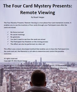TFCM Presents - Remote Viewing by Boyet Vargas eBook DOWNLOAD