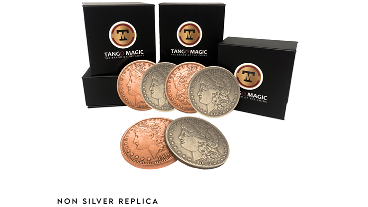 Replica Morgan Hopping Half (Gimmicks and Online Instructions) by Tango Magic - Trick Replica Morgan Hopping Half (Gimmicks and Online Instructions) by Tango Magic - Trick