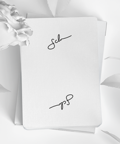 Daniel Schneider White Edition Playing Cards