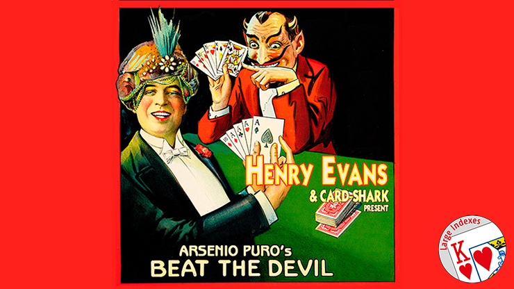 Henry Evans and Card-Shark Present Arsenio Puros' Beat the Devil Large Index (Gimmicks and Online Instructions) - Trick Henry Evans and Card-Shark Present Arsenio Puros' Beat the Devil Large Index (Gimmicks and Online Instructions) - Trick