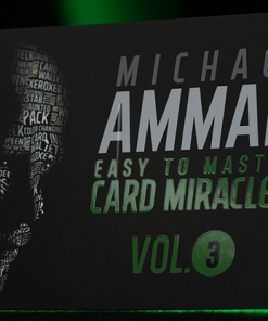 Easy to Master Card Miracles (Gimmicks and Online Instruction) Volume 3 by Michael Ammar - Trick