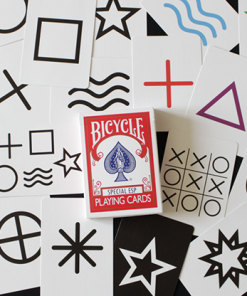 Bicycle Special ESP Red Playing Cards (plus 15 Online Effects)
