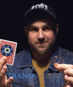 Transparency Red (Gimmicks and Online Instructions) by Alexis Touchard - Trick