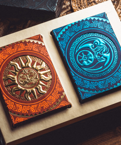 Maya 2 Deck set (Moon and Sun) Playing Cards
