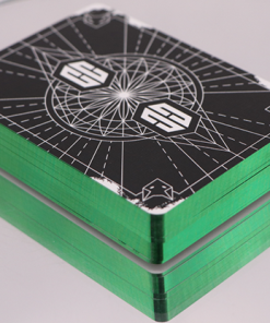Chris Cards Gilded Green Playing Cards