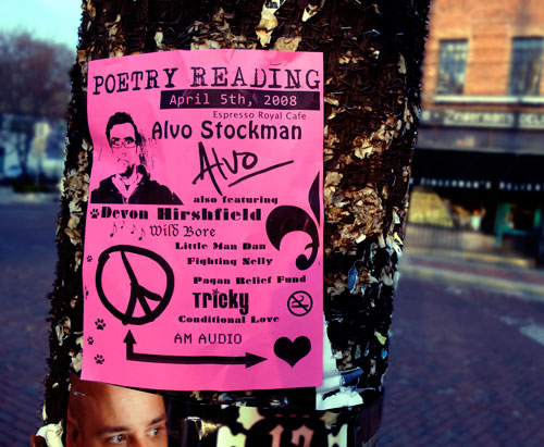 Poetry Reading - Alvo Stockman Poetry Reading - Alvo Stockman