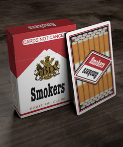 Smokers Playing Cards by Bill Davis