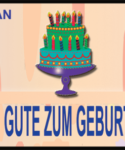 HAPPY BIRTHDAY TORN AND RESTORED (German) 25 PK. by Uday's Magic World - TRICK