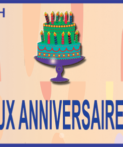 HAPPY BIRTHDAY TORN AND RESTORED (French) 25 PK. by Uday's Magic World - TRICK
