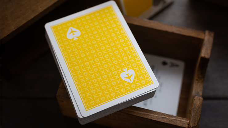 Lounge Edition in Taxiway Yellow by Jetsetter Playing Cards Lounge Edition in Taxiway Yellow by Jetsetter Playing Cards