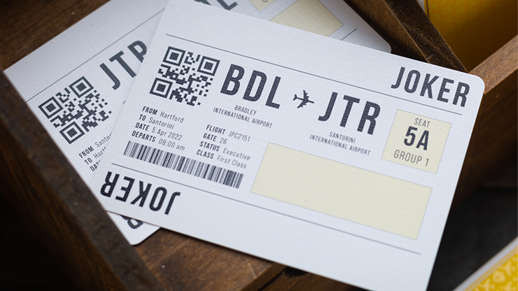 Lounge Edition in Taxiway Yellow by Jetsetter Playing Cards Lounge Edition in Taxiway Yellow by Jetsetter Playing Cards