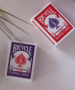 Bicycle 4 Index Blue (Gimmicks and Online Instructions)