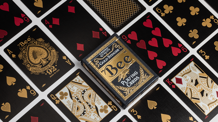 Bee Gold Stinger Playing Cards by US Playing Card Bee Gold Stinger Playing Cards by US Playing Card