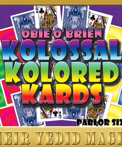 Obie O'Brien Kolossal Kolor Cards Parlor Size (Gimmicks and Online Instructions) - Trick