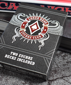 Euchre Loner Hand Playing Cards by Midnight Cards