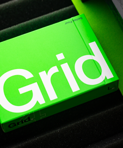 Grid Series Four- Typographic Playing Cards