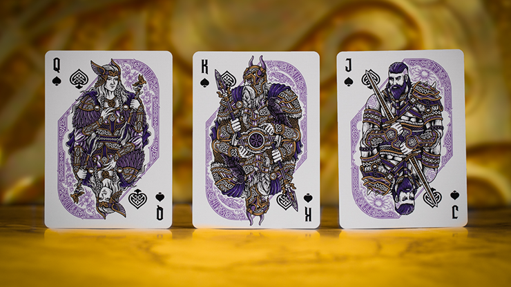 Gods of Norse Purple Royale Playing Cards Gods of Norse Purple Royale Playing Cards