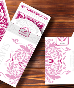Leaves Summer Collector's White (Number Seal) Playing Cards by Dutch Card House Company