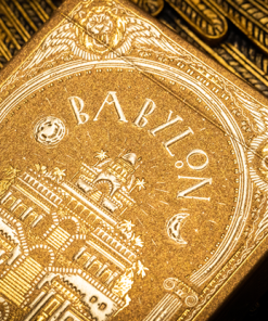 Babylon Golden Wonders Foiled Edition Playing Cards by Riffle Shuffle