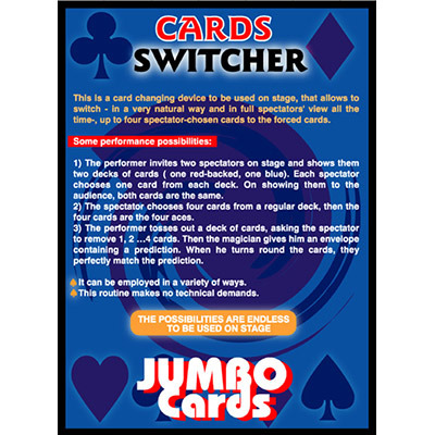 Cards Switcher (Jumbo) by Eduardo Kozuch Cards Switcher (Jumbo) by Eduardo Kozuch