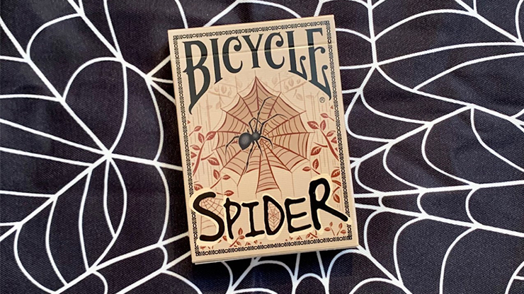 Gilded Bicycle Spider (Tan) Playing Cards Gilded Bicycle Spider (Tan) Playing Cards
