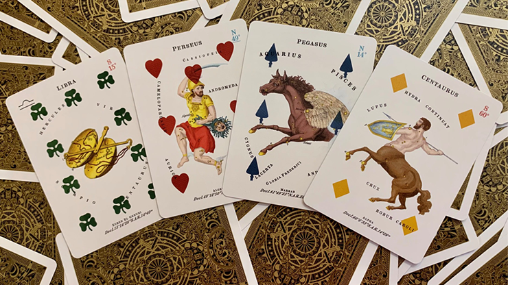 Gilded Astrological Hodges Playing Cards Gilded Astrological Hodges Playing Cards