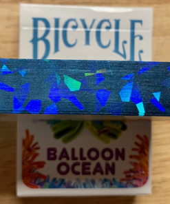 Gilded Bicycle Balloon (Ocean) Playing Cards