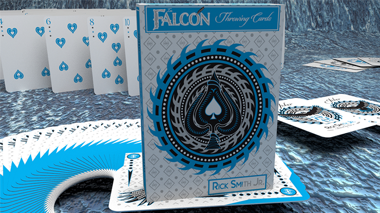 Ice Falcon Throwing Cards by Rick Smith Jr. and De'vo Ice Falcon Throwing Cards by Rick Smith Jr. and De'vo