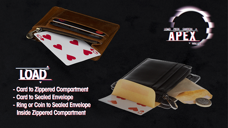 Apex Wallet Brown (Gimmick and Online instructions) by Thomas Sealey - Trick Apex Wallet Brown (Gimmick and Online instructions) by Thomas Sealey - Trick