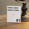 Three Cards Monte Stand BLUE (Gimmicks and Online Instruction) by Jeki Yoo - Trick