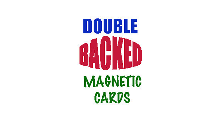 Magnetic Card- Bicycle Cards (2 Per Package) Double Back Red by Chazpro - Trick Magnetic Card- Bicycle Cards (2 Per Package) Double Back Red by Chazpro - Trick