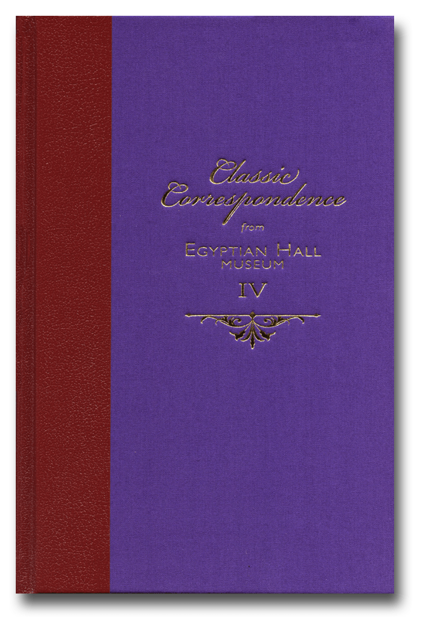 Classic Correspondence from Egyptian Hall Museum IV (book) - Mike Caveney Classic Correspondence from Egyptian Hall Museum IV (book) - Mike Caveney