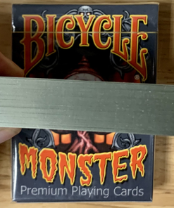 Gilded Bicycle Monster V2 Playing Cards