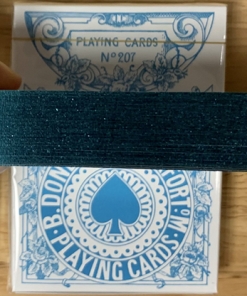 Gilded Four Continents (Blue) Playing Cards