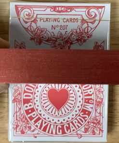 Gilded Four Continents (Red) Playing Cards