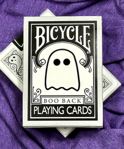 Bicycle Boo Back Playing Cards (Grey)