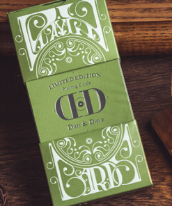 Smoke & Mirrors V8, Green (Deluxe) Edition Playing Cards by Dan & Dave
