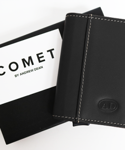 Comet Black Leather Red Shell (Gimmicks and Online Instruction) by Andrew Dean - Trick