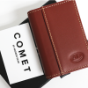 Comet Brown Leather Silver Shell (Gimmicks and Online Instruction) by Andrew Dean - Trick Comet Brown Leather Silver Shell (Gimmicks and Online Instruction) by Andrew Dean - Trick