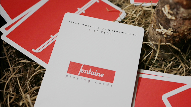 Fontaine: Watermelon Playing Cards Fontaine: Watermelon Playing Cards