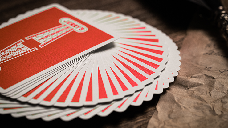 Jerry's Nugget (Atomic Red) Marked Monotone Playing Cards Jerry's Nugget (Atomic Red) Marked Monotone Playing Cards
